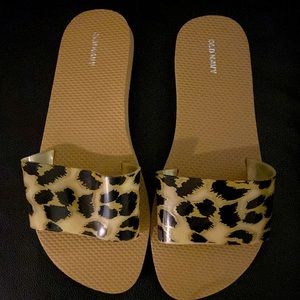 Old Navy Leopard Print Sandals